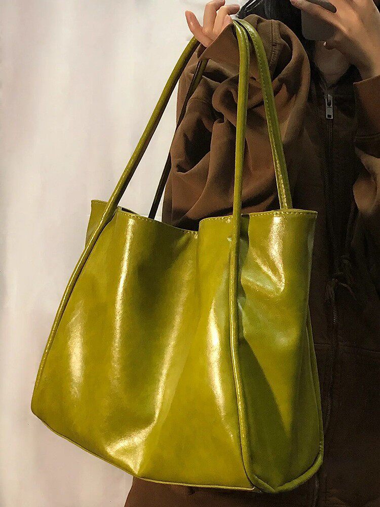 Textured Large Capacity Tote Bag for Women