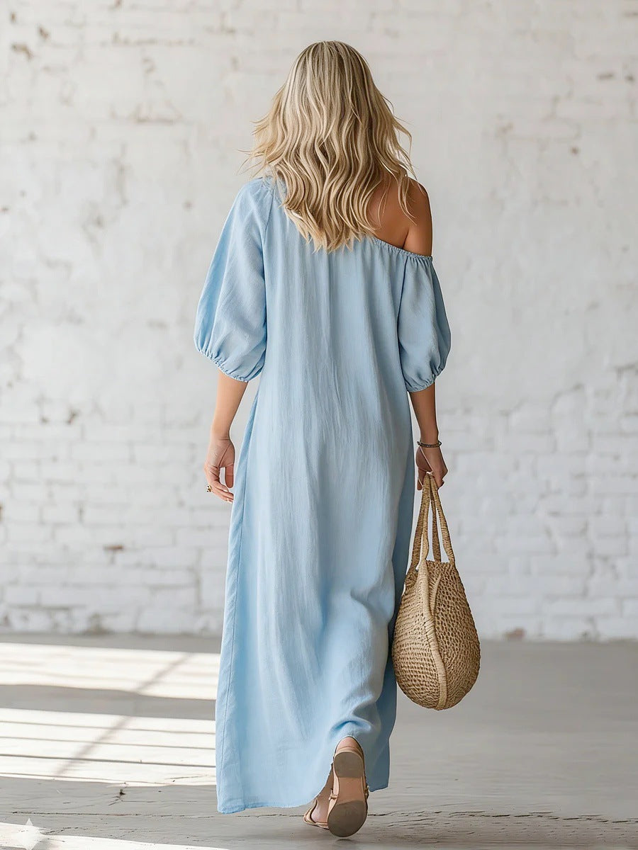 Womens Elegant Princess Midi Dress