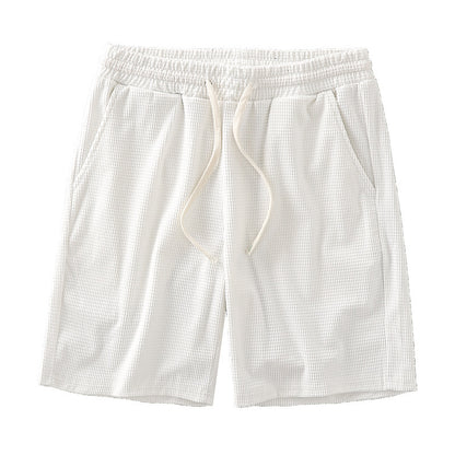 Mens Waffle Texture Sports Shorts