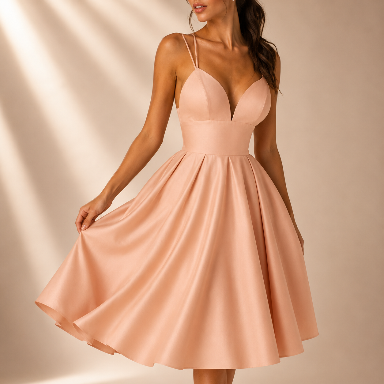 2025 Spring and Summer New Cross-border AliExpress European and American Women's Multi-color Sling Fashion Sexy dress Women
