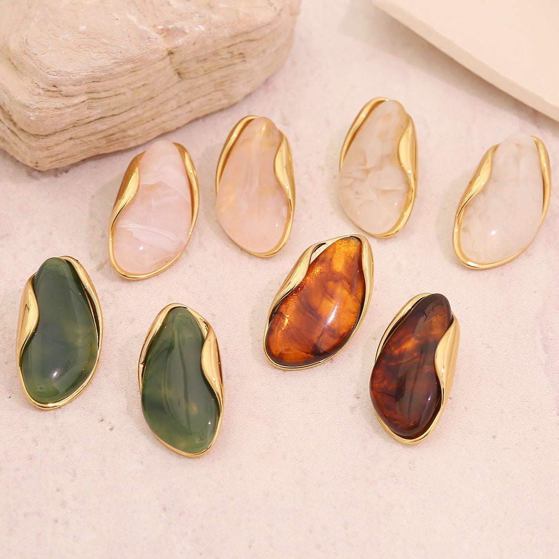 Geometric Retro Earrings for Women