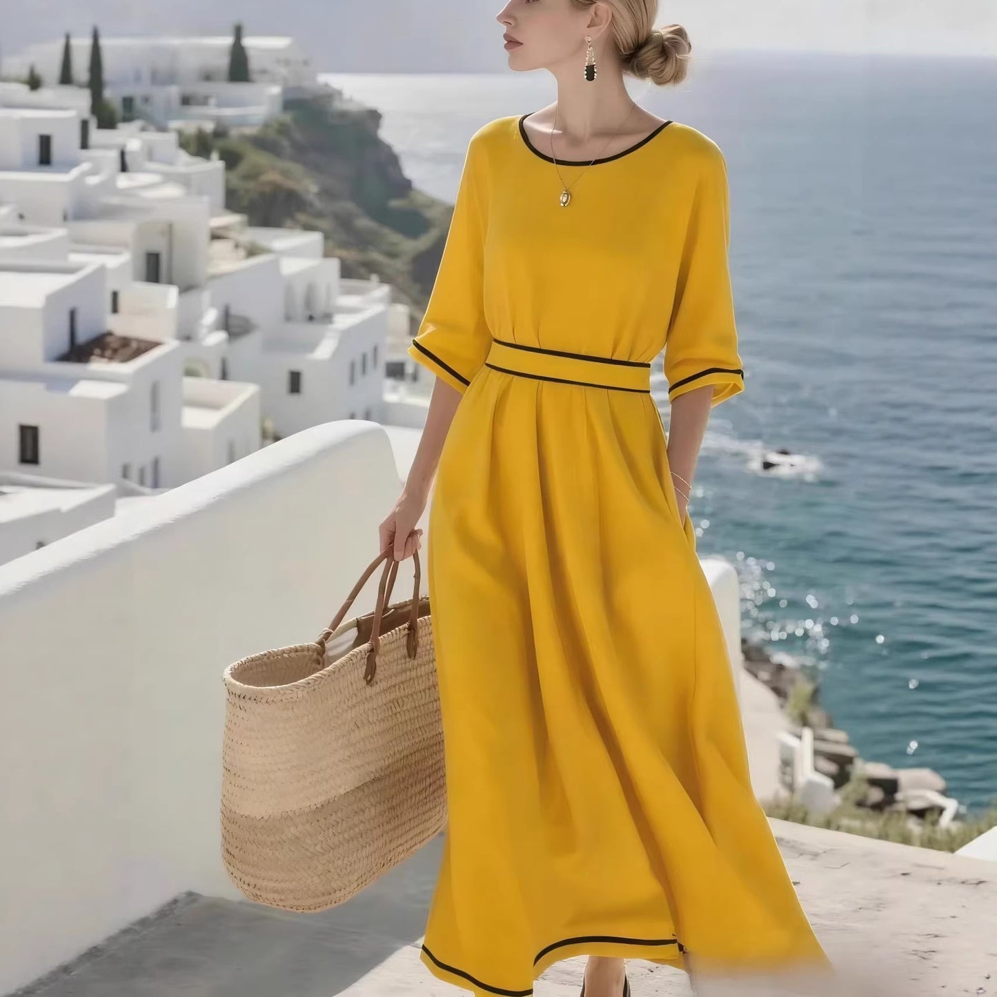 Elegant Long Sleeve Dress
