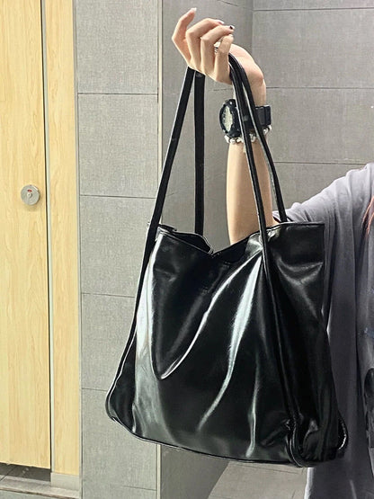 Textured Large Capacity Tote Bag for Women