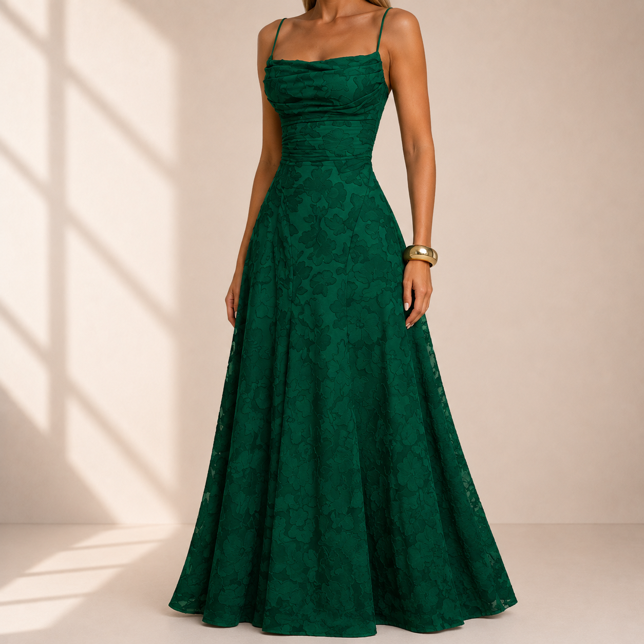 Elegant Back Tie A Line Dress