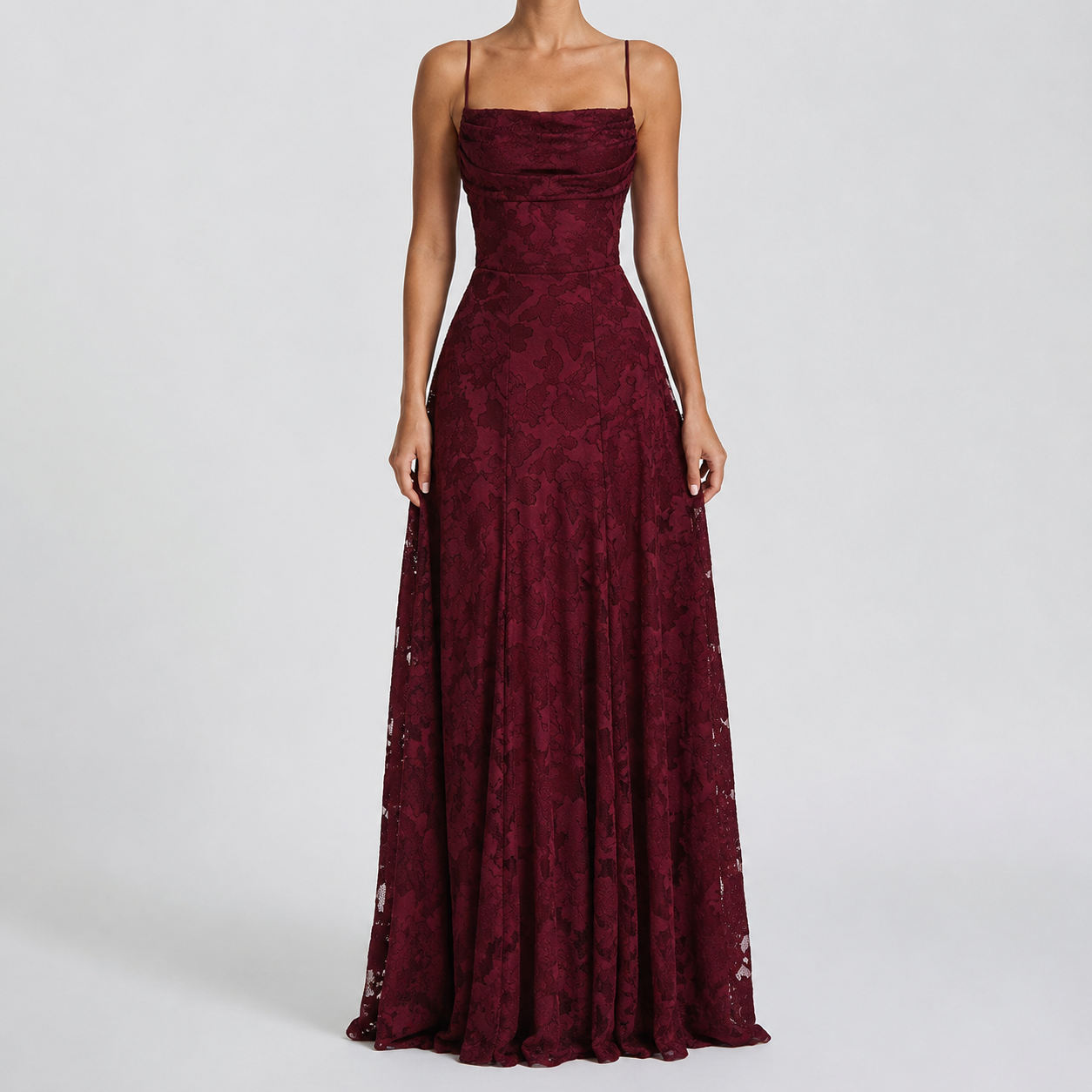 Elegant Back Tie A Line Dress