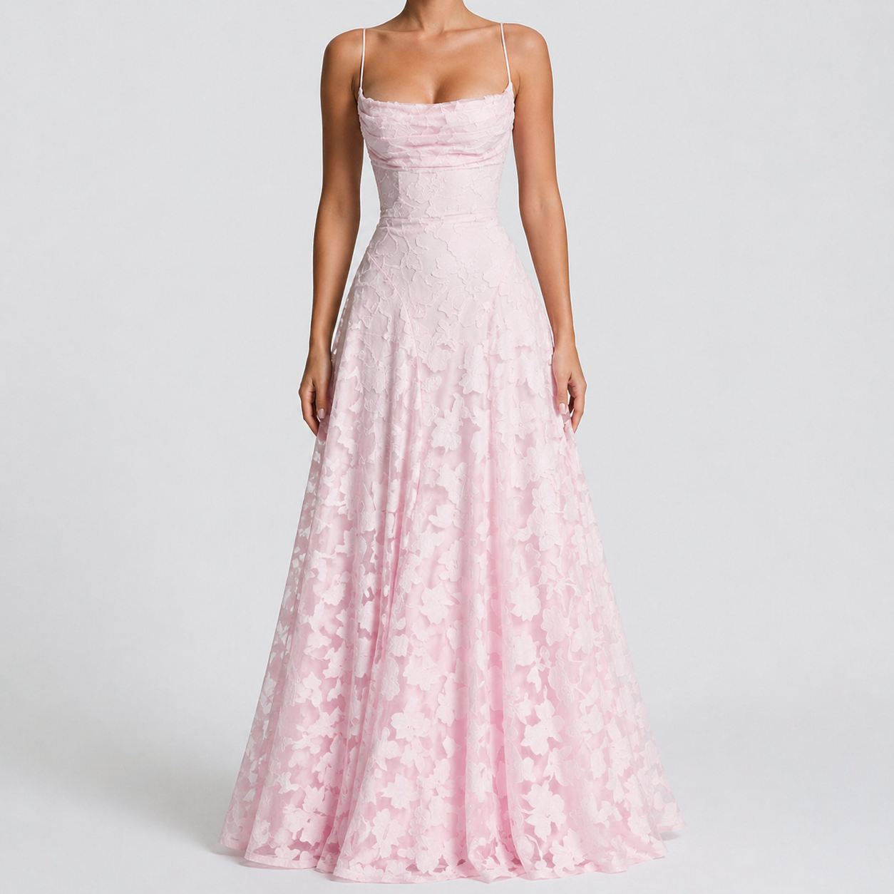 Elegant Back Tie A Line Dress