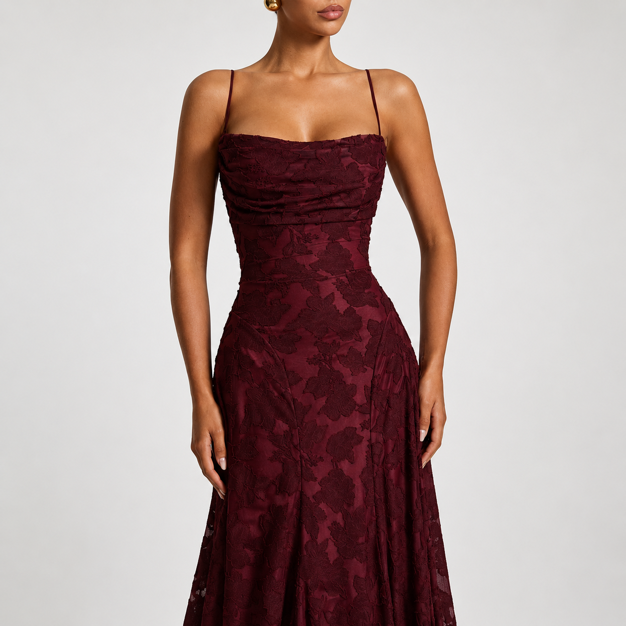 Elegant Back Tie A Line Dress