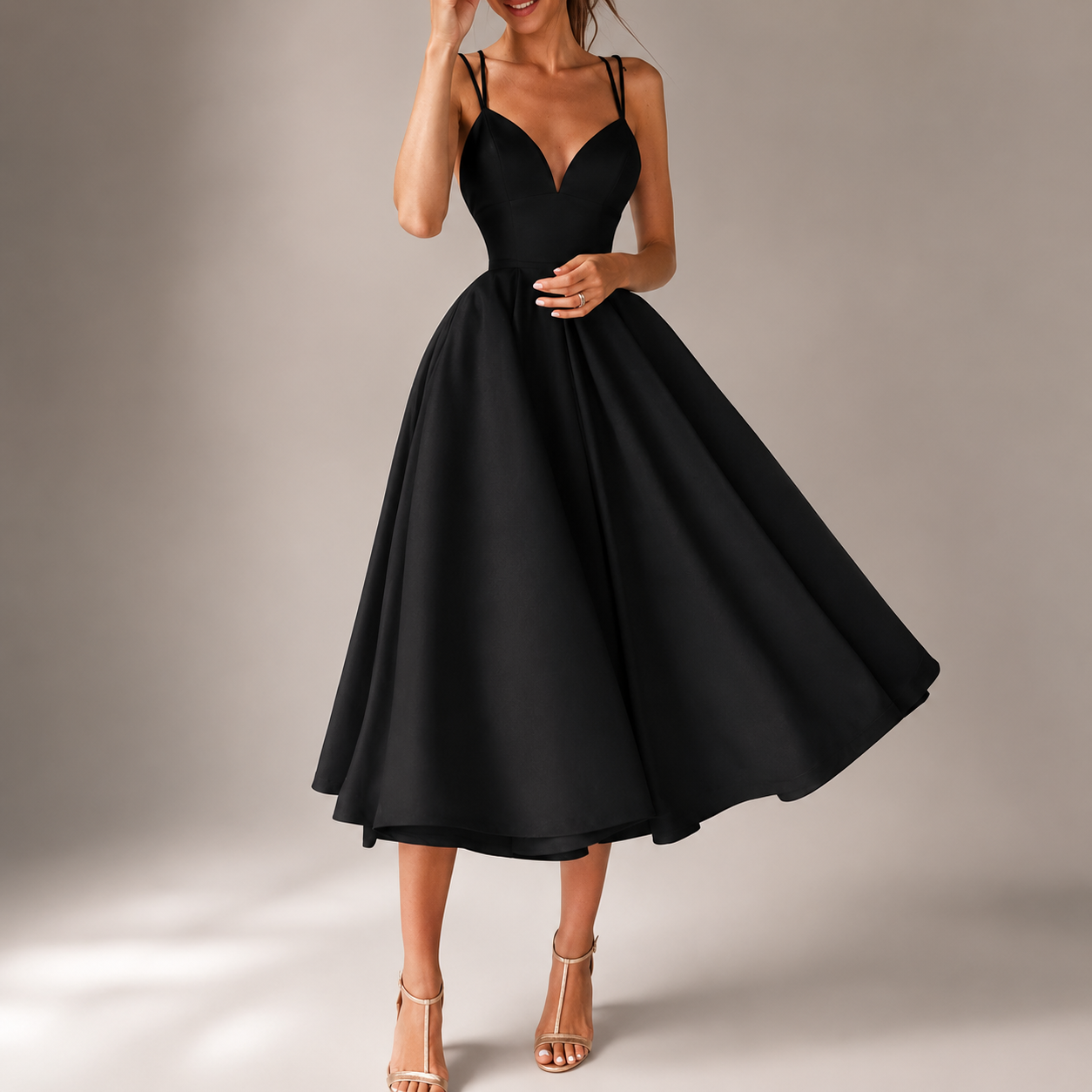 2025 Spring and Summer New Cross-border AliExpress European and American Women's Multi-color Sling Fashion Sexy dress Women