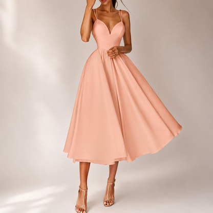 2025 Spring and Summer New Cross-border AliExpress European and American Women's Multi-color Sling Fashion Sexy dress Women