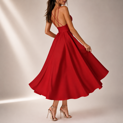 2025 Spring and Summer New Cross-border AliExpress European and American Women's Multi-color Sling Fashion Sexy dress Women