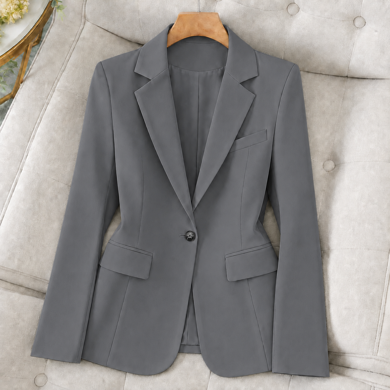 Women's Blazer Cardigan Long Sleeve