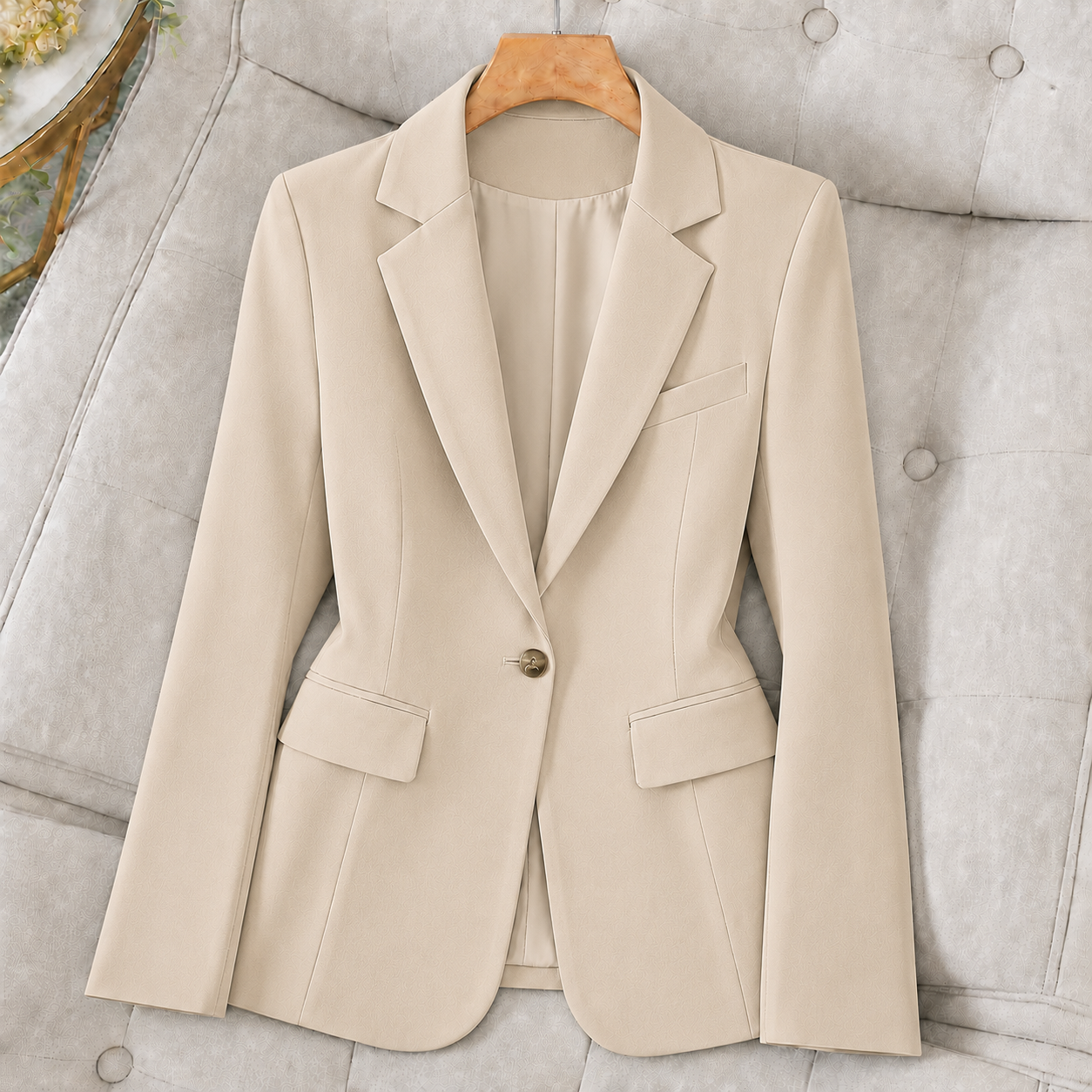 Women's Blazer Cardigan Long Sleeve