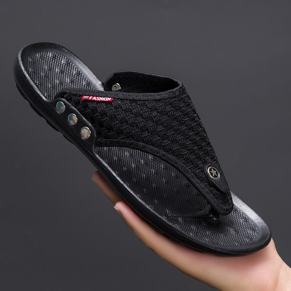 Leather Beach Casual Flip Flops
