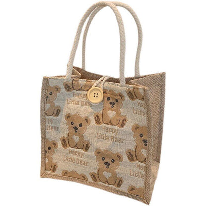 Stylish Geometric Print Soft Handle Handbag for Women