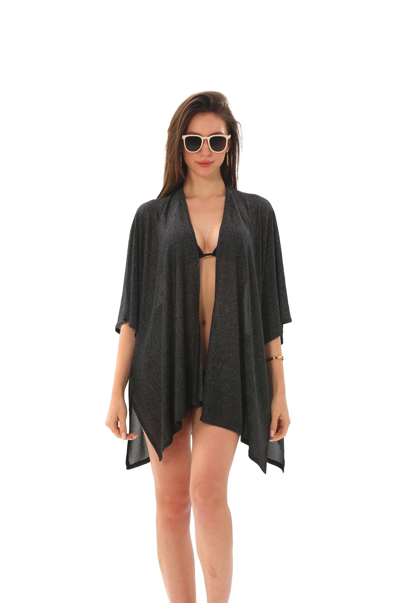 Cardigan beach sun-protective clothing