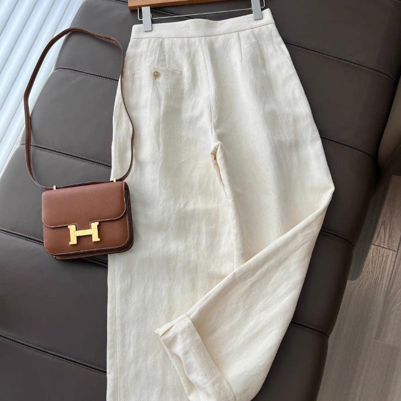 Elegant Suit Vest + Wide-Leg Pants Two-Piece Set