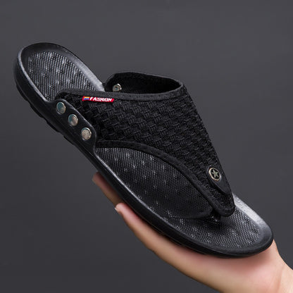 Leather Beach Casual Flip Flops
