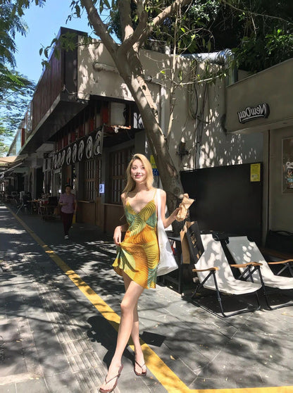 French Style Sleeveless Summer Dress