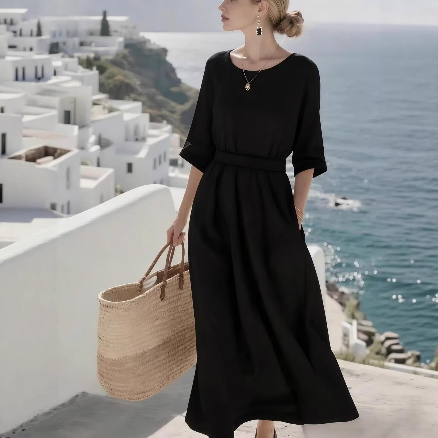 Elegant Long Sleeve Dress