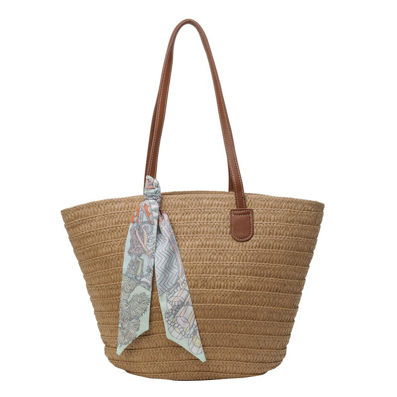 Straw Woven Tote Bag for Women Large Capacity